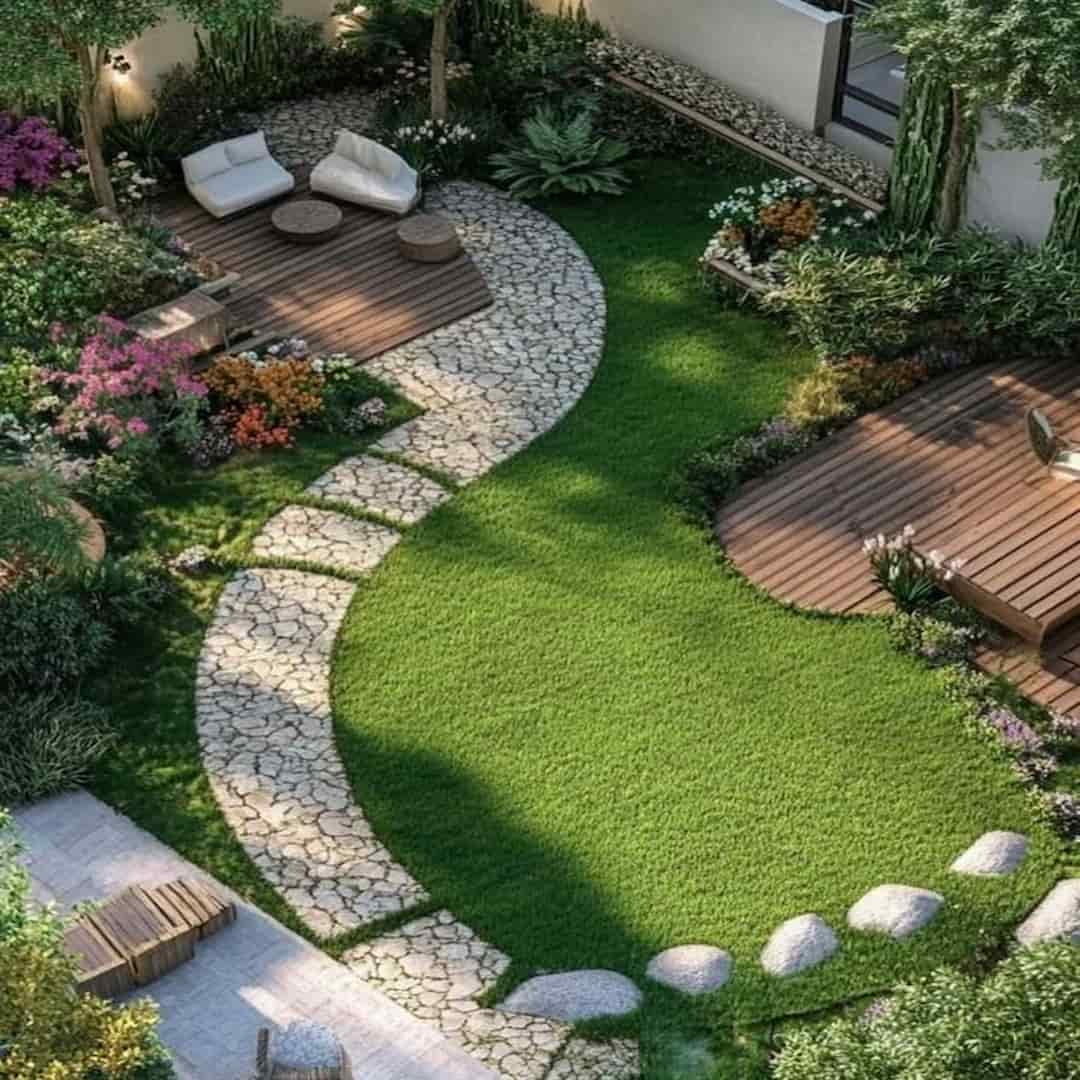 النجيل الصناعي الفاخر